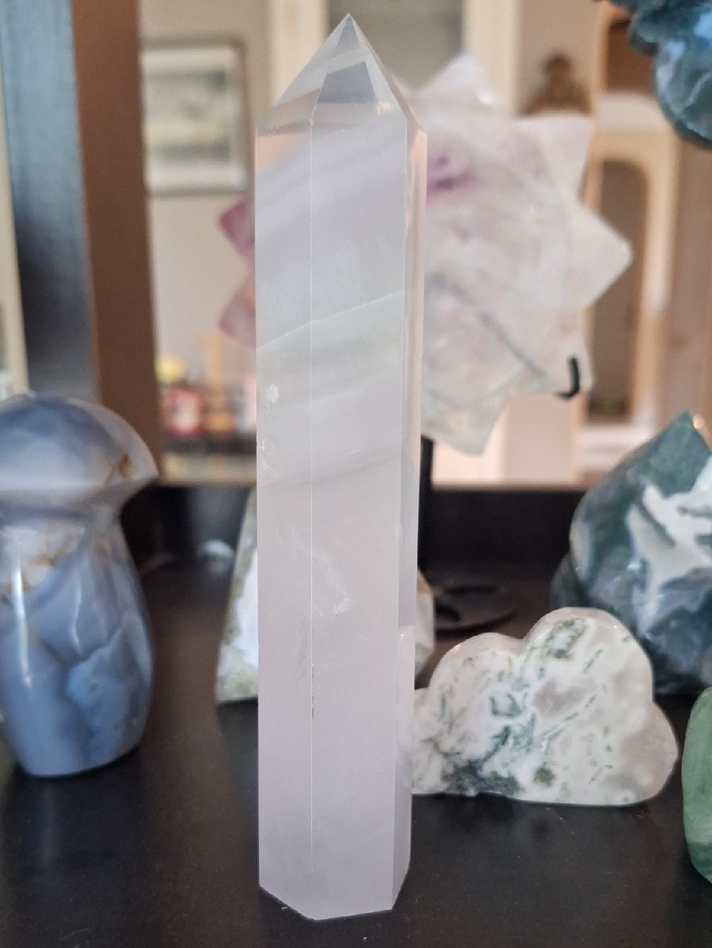 Pastel Rainbow Flourite Tower